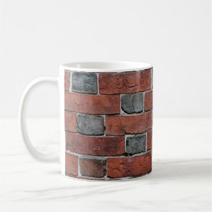 Brick wall coffee mug