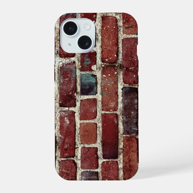 Brick Wall Cool Texture iPhone 15 Case (Back)
