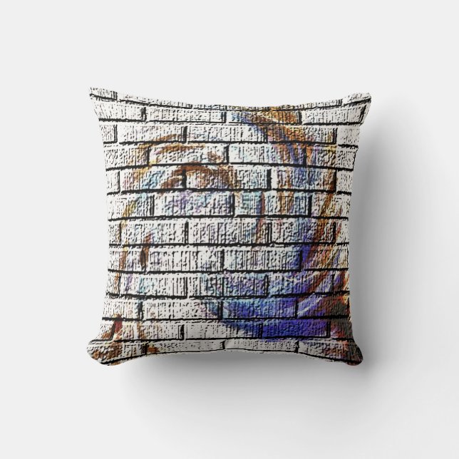 BRICK WALL CUSHION (Front)