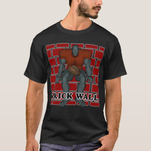Brick Wall Football T-Shirt