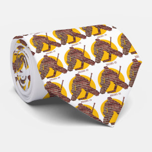 Brick Wall Hockey Goalie Tie