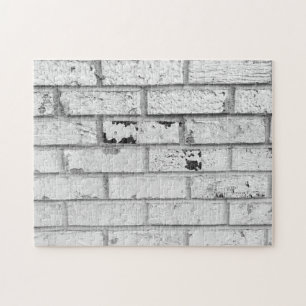 Brick wall jigsaw puzzle