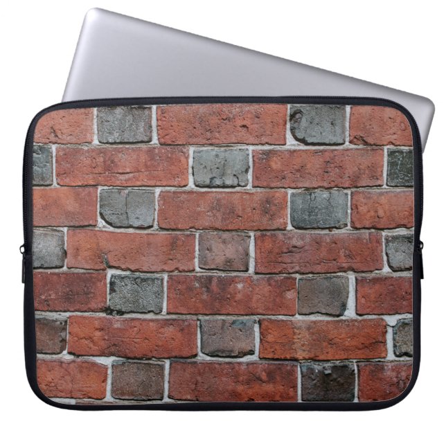 Brick wall laptop sleeve (Front)