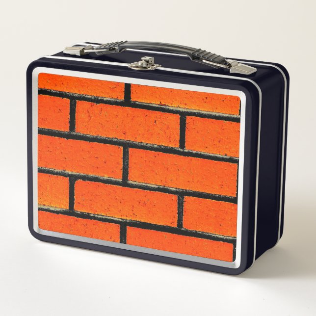 Brick Wall Metal Lunch Box (Front)