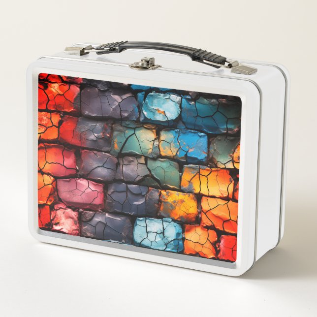 Brick Wall Metal Lunch Box (Front)
