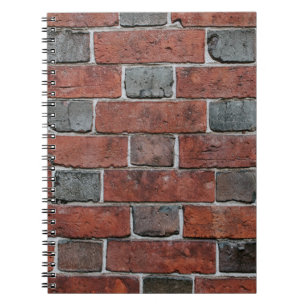 Brick wall notebook