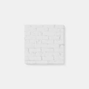 Brick Wall Painted Light Grey Post-it Notes