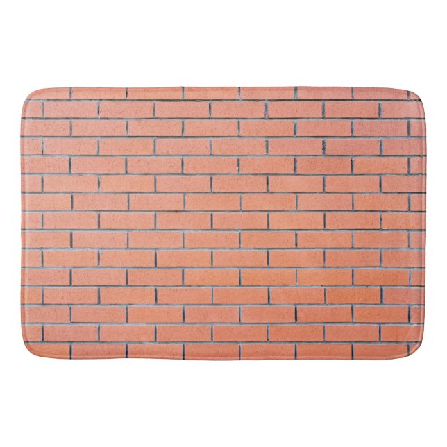 Brick wall pattern bath mat (Front)