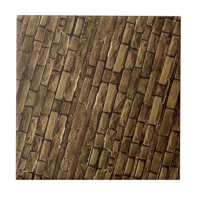 Brick Wall Pattern Ceramic Tile (Front)