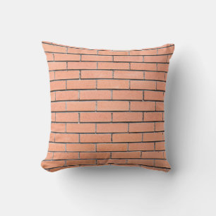 Brick wall pattern cushion