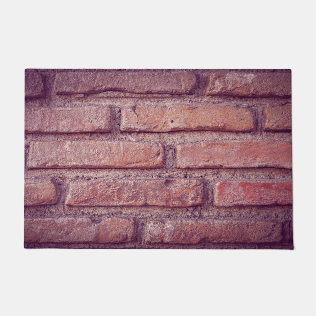 Brick wall pattern doormat (Front)