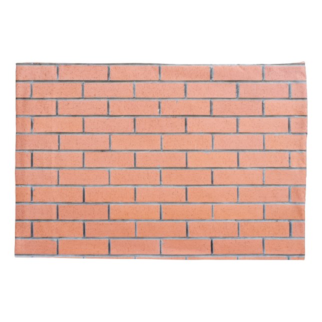 Brick wall pattern pillowcase (Back)