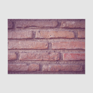 Brick wall pattern tissue paper