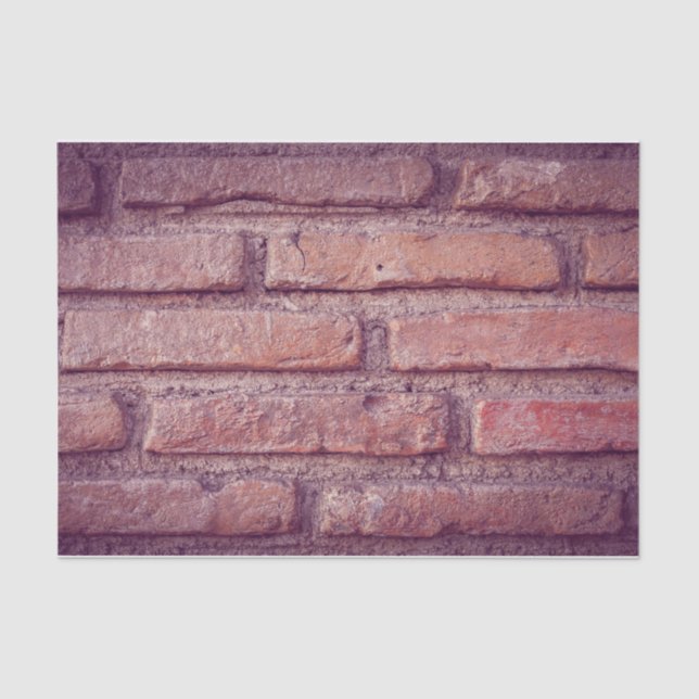 Brick wall pattern tissue paper (Front)