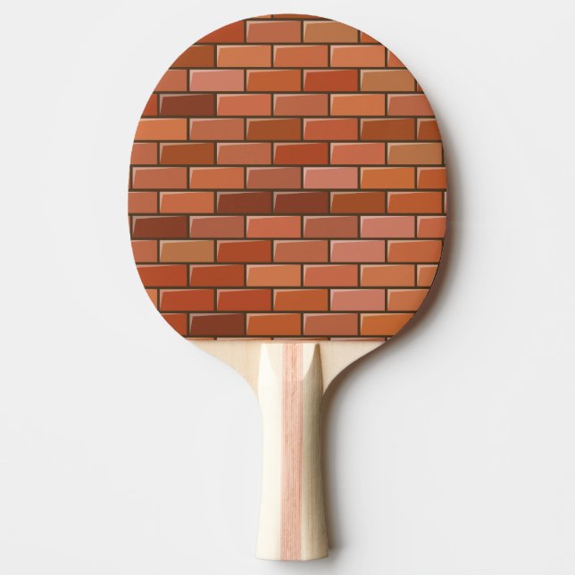 brick wall ping pong paddle (Front)