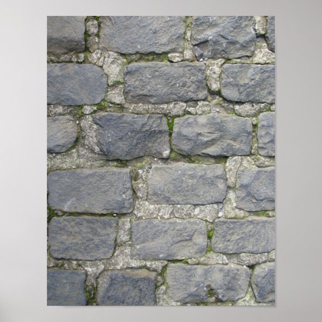 Brick Wall poster, customise Poster (Front)