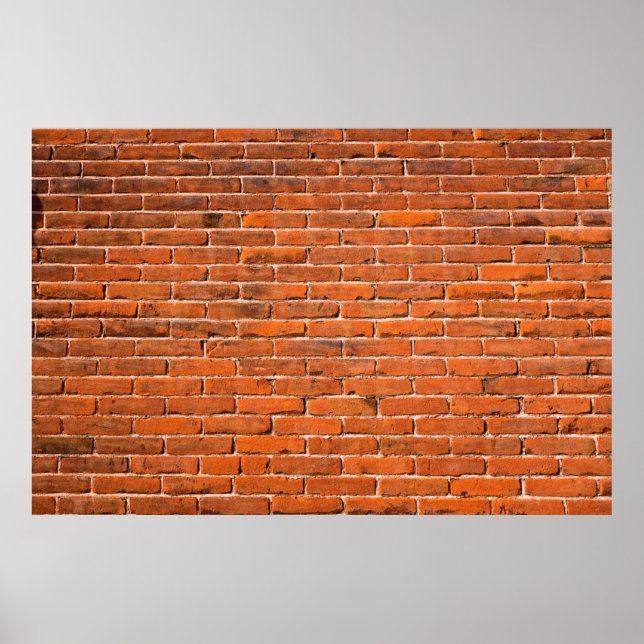Brick wall red brick wall wall poster (Front)