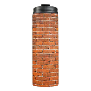 Brick wall red brick wall wall thermal tumbler