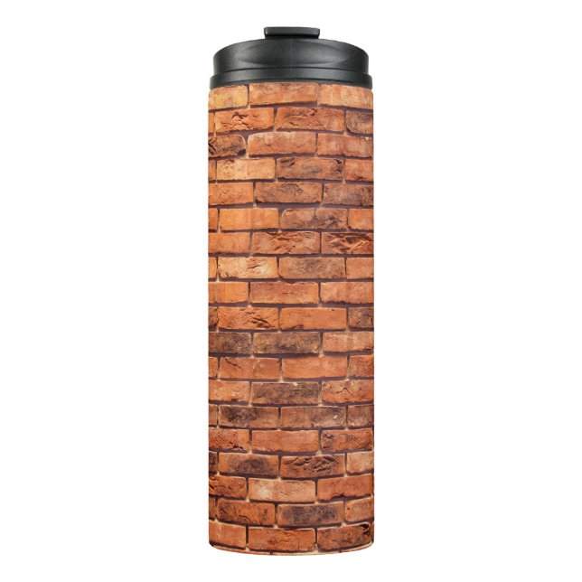 Brick wall red structure masonry thermal tumbler (Front)