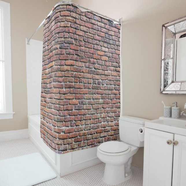 Brick Wall Shower Curtain (In Situ)