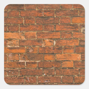 Brick Wall Square Sticker