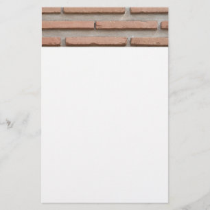 Brick wall stationery