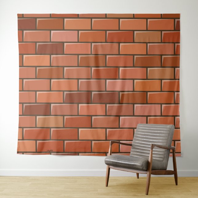 brick wall tapestry (In Situ (Horizontal))