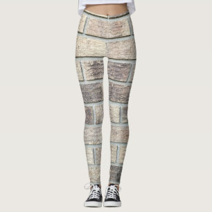 Brick Wall Texture Image Leggings