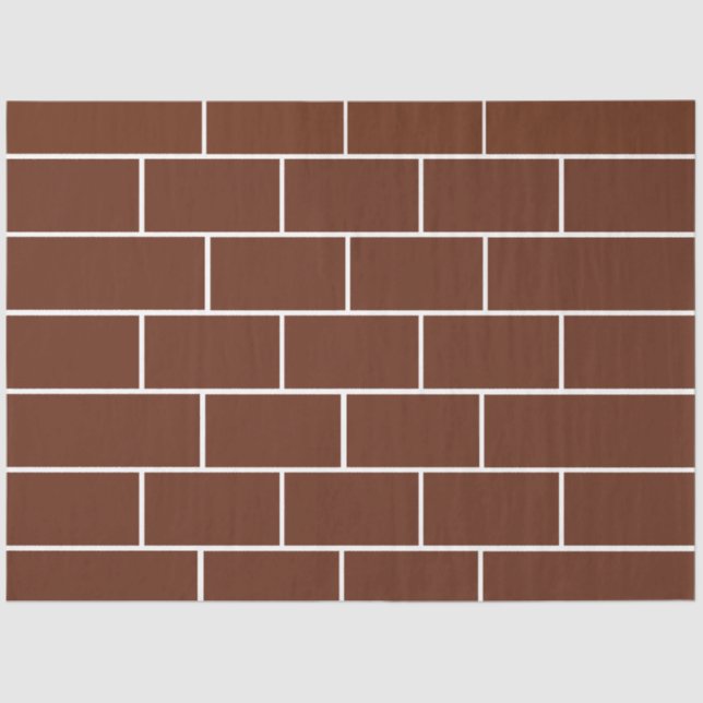 Brick Wall  Tissue Paper (Front)