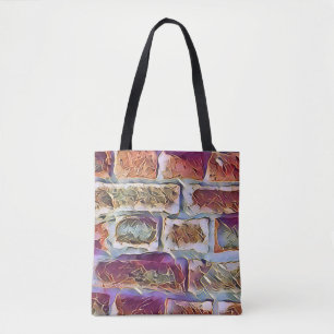 BRICK WALL TOTE BAG