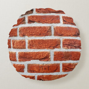 Brick wall wall background building round cushion