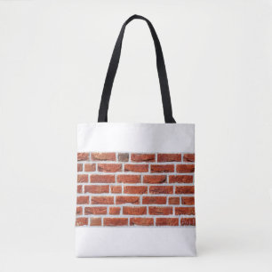 Brick wall wall background building tote bag