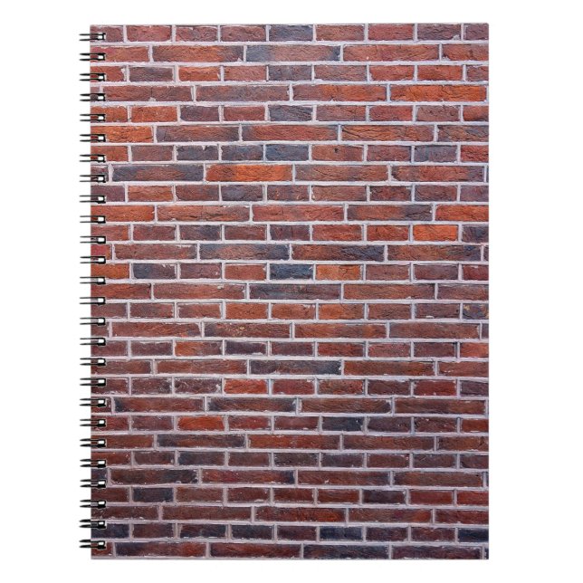 Brick wall wall brickwork masonry notebook (Front)