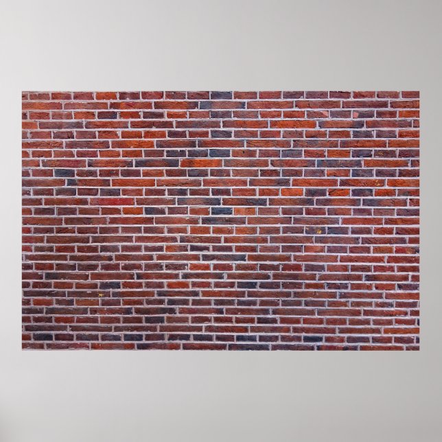 Brick wall wall brickwork masonry poster (Front)