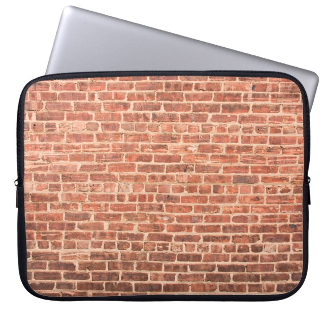 Brick Wall with Dark Gradient at Bottombrick,wall, Laptop Sleeve (Front)