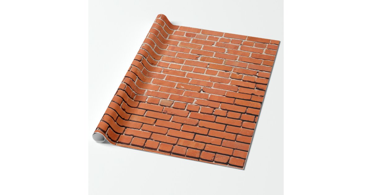 Brick Wall Wrapping Paper Zazzle