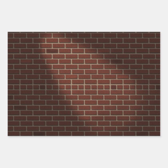 BRICK WALL WRAPPING PAPER SHEET (Front)