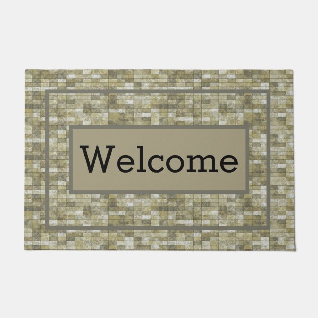 Brick Welcome Doormat (Front)