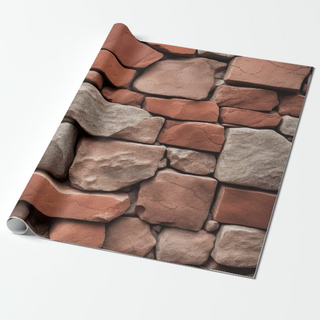 Brick Wrapping Paper (Unrolled)