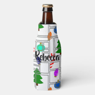 Bricked Christmas  Bottle Cooler