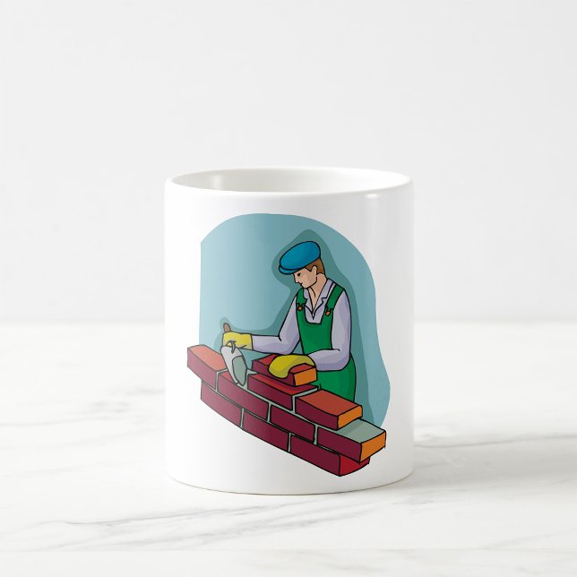 Bricklayer At Work Coffee Mug (Creator Uploaded)