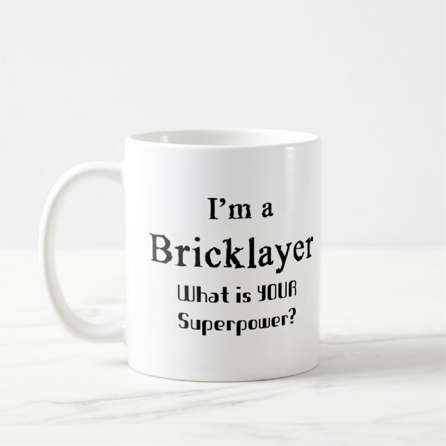 Bricklayer Coffee Mug (Left)