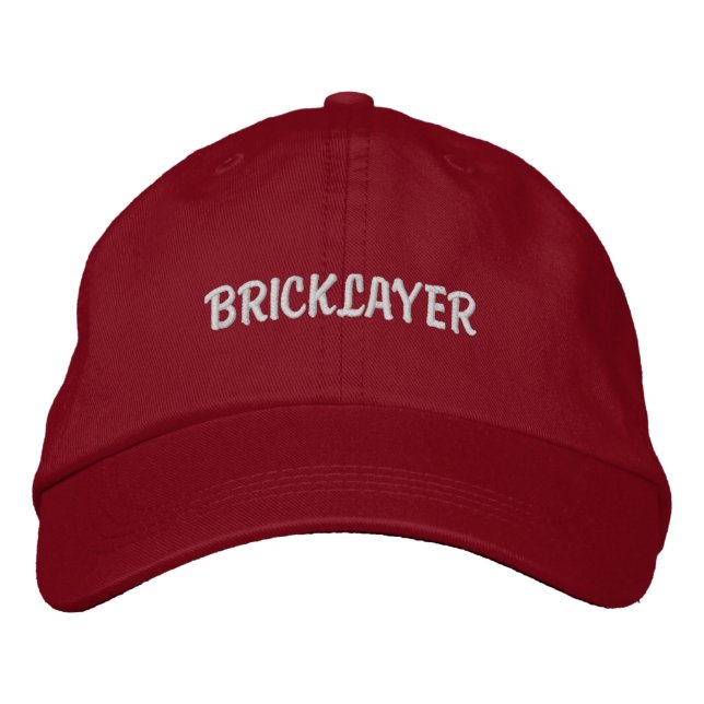 BRICKLAYER EMBROIDERED HAT (Front)