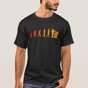 Bricklayer Evolution Funny Wall Builder Gift T-Shirt