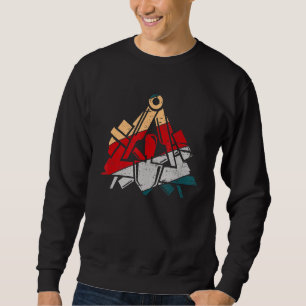 Bricklayer Master Mason Guild Sign Vintage Used Lo Sweatshirt