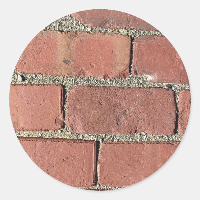 Bricks - Antique Street Pavers Classic Round Sticker (Front)
