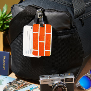 Bricks Luggage Tag