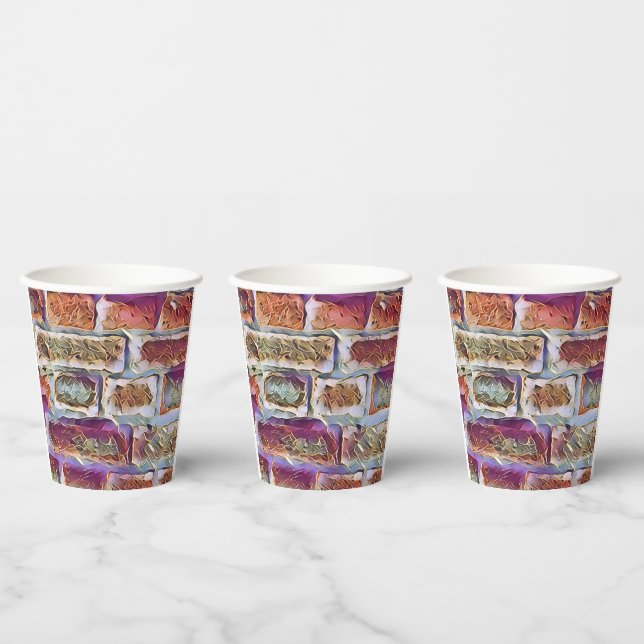 BRICKS   PAPER CUPS (Multi)