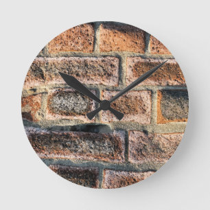 BRICKS ROUND CLOCK