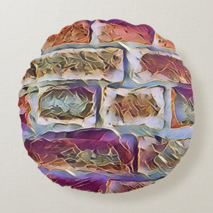 BRICKS   ROUND CUSHION